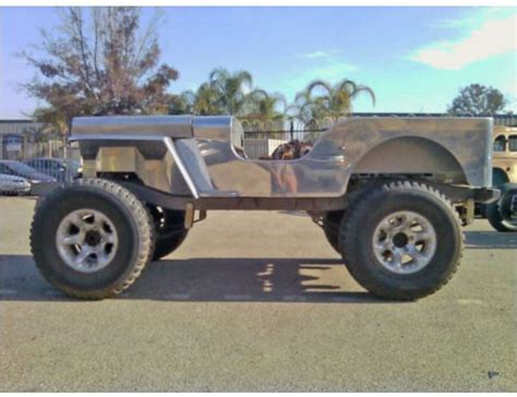 Very low original miles. . Willys jeep aluminum body